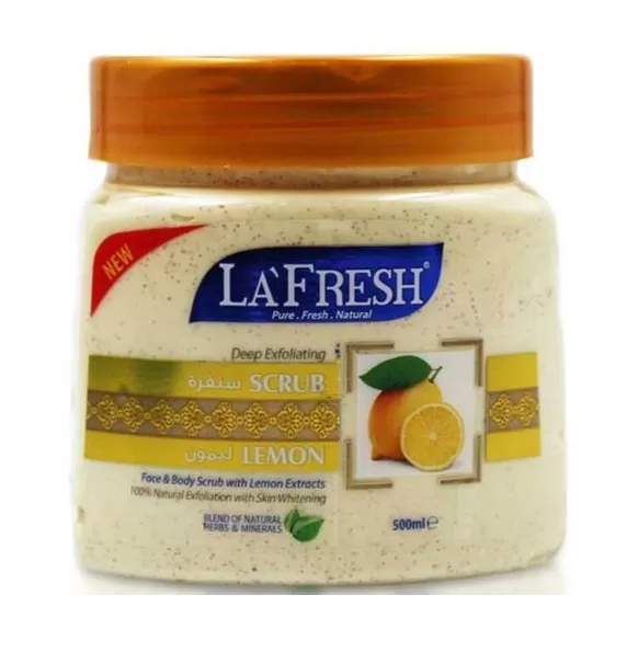 Lafresh Lemon Scrub 500ml Face & Body Scrub