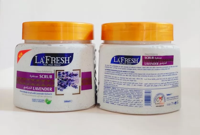 Lafresh Lavender Scrub 500ml Face & Body Scrub - image 2