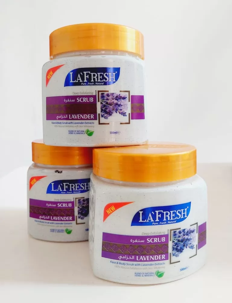 Lafresh Lavender Scrub 500ml Face & Body Scrub - image 3