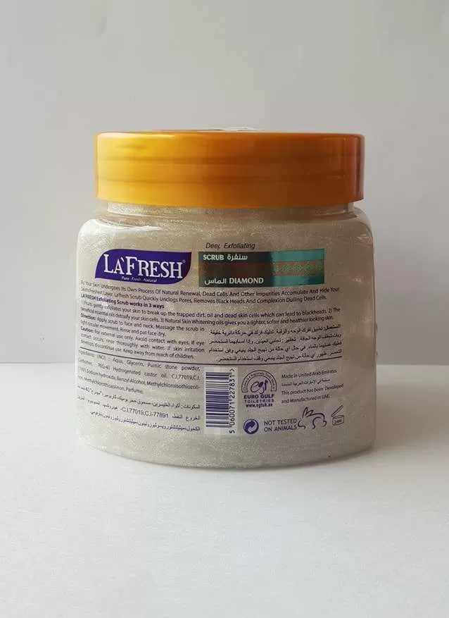 Lafresh Diamond Scrub 500ml Face & Body Scrub - image 3