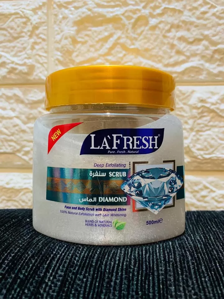 Lafresh Diamond Scrub 500ml Face & Body Scrub - image 4
