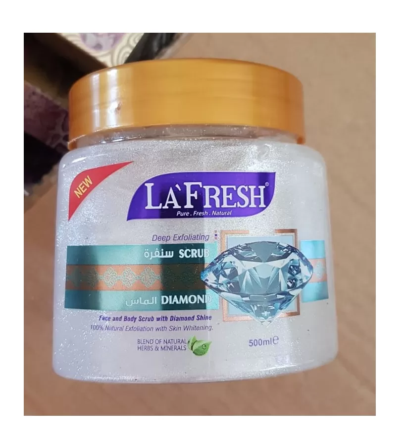 Lafresh Diamond Scrub 500ml Face & Body Scrub - image 5