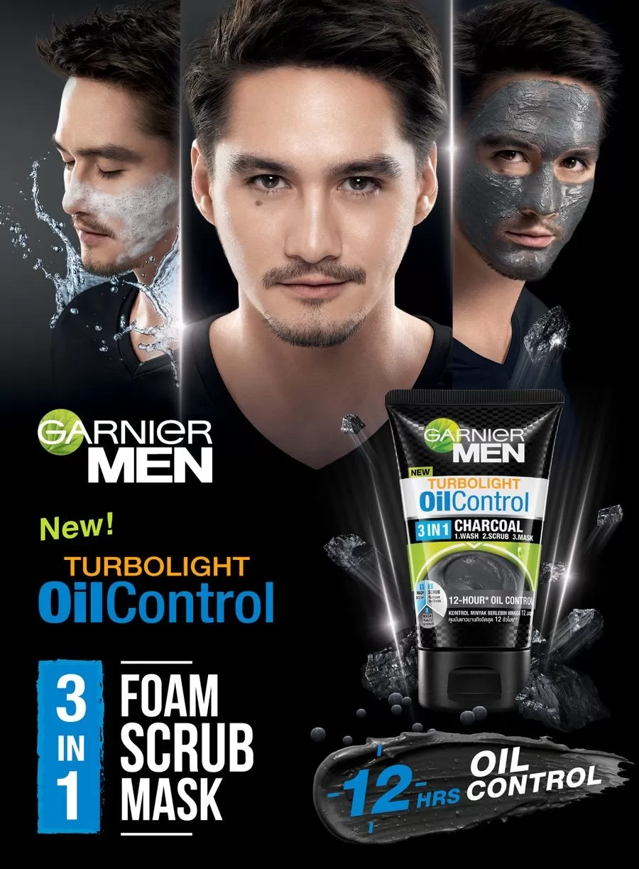 Garnier Men Turbo Oil Control 3 in1 Charcoal Face Wash - image 3