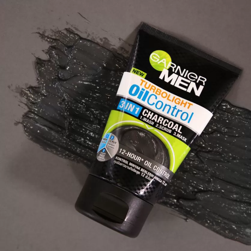 Garnier Men Turbo Oil Control 3 in1 Charcoal Face Wash - image 4