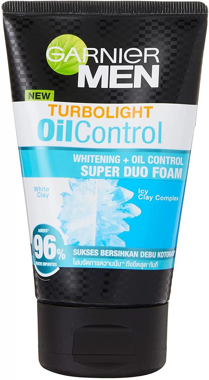 Garnier Men Turbo Light Oil Control Super Duo Foam 100ml - image 5
