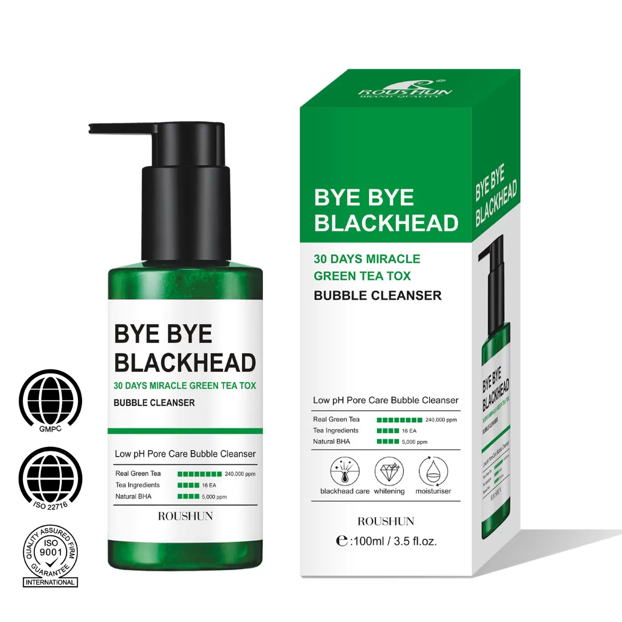 Roushun Bye Bye Blackhead 30 Days Miracle Green Tea - image 4