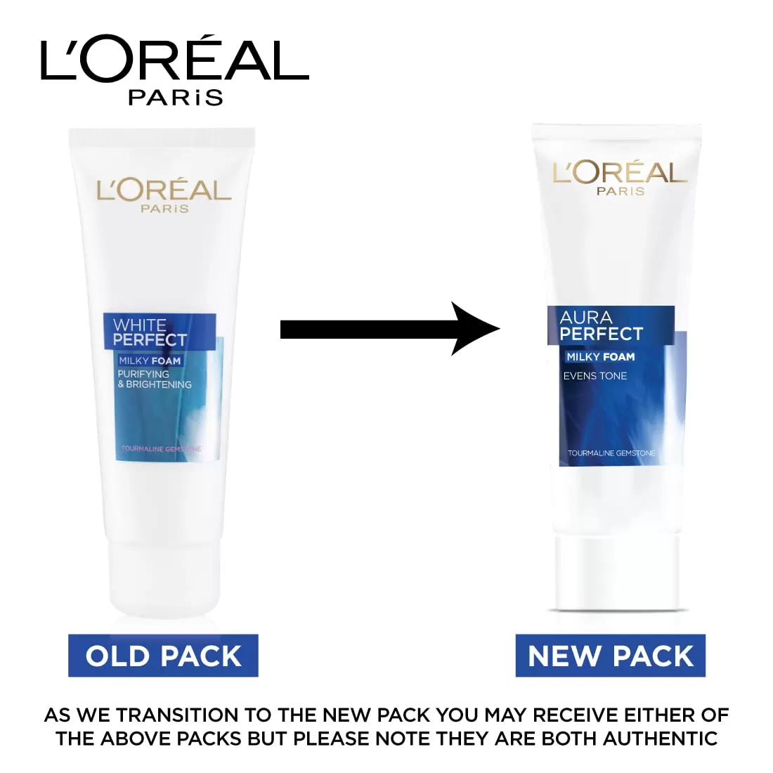 Loreal Paris Aura Perfect Milky Foam Face wash 50ml - image 7