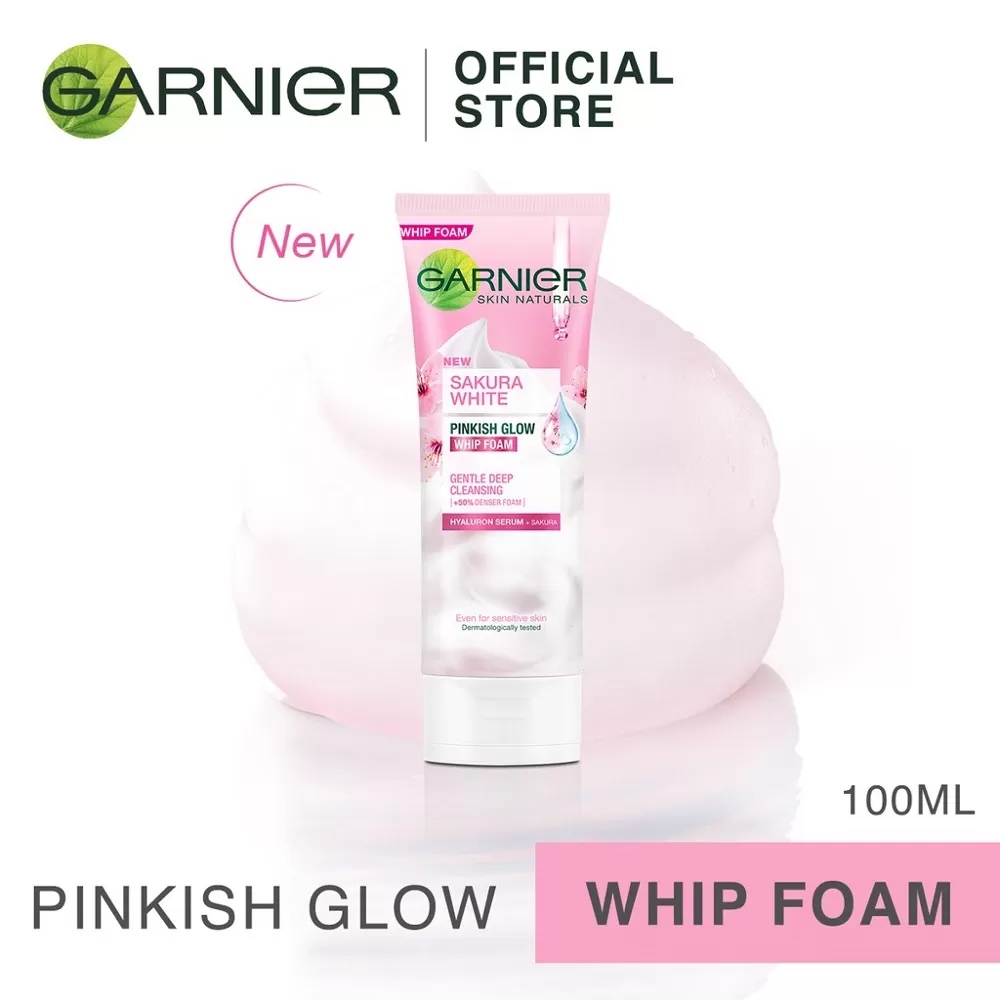 Garnier Sakura White Pinkish Glow Whip Foam100g - image 5