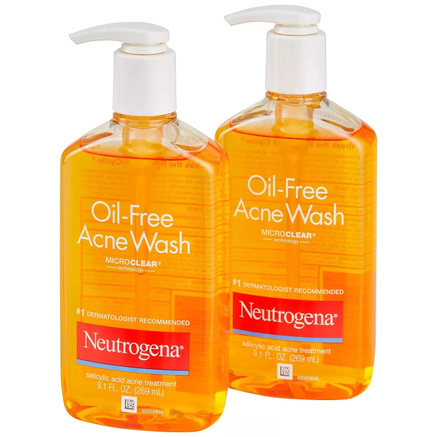 Neutrogena Oil-Free Acne Wash 269ml Face Cleanser - image 7