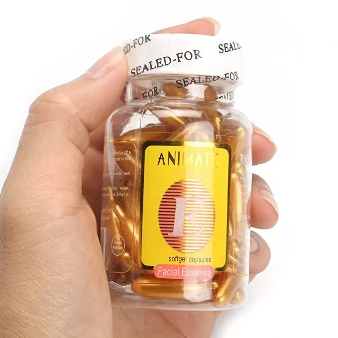 Animate Facial oil Essenes Vitamin E Capsule 90 - image 6