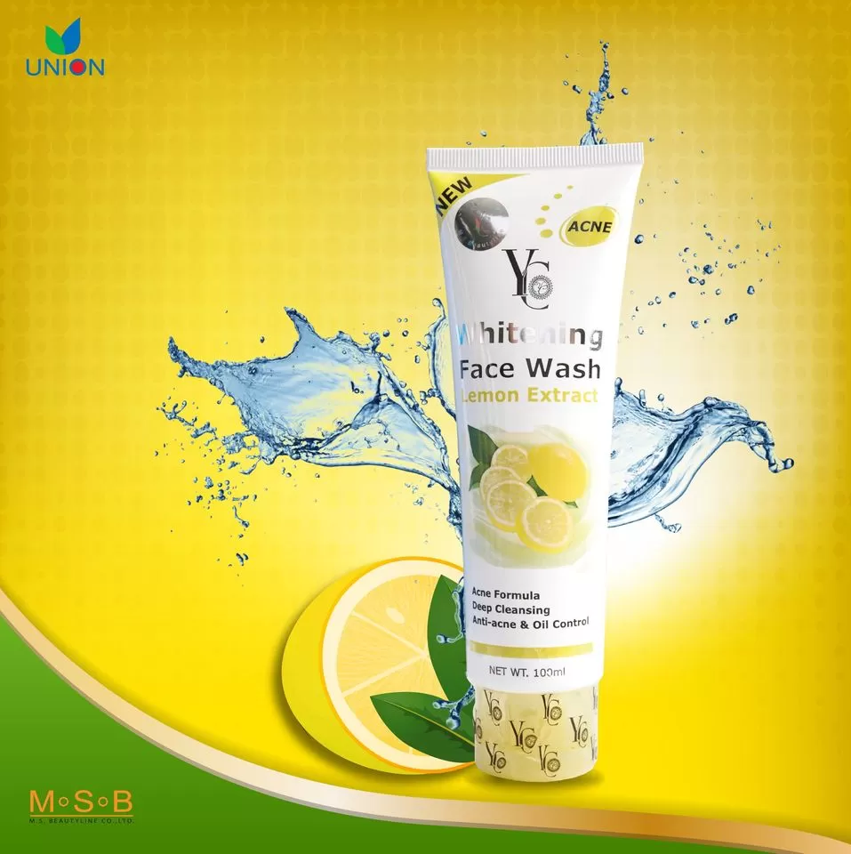 Yc Lemon Face Wash 100ml Oil Control Deep Cleanse & Acne - image 4