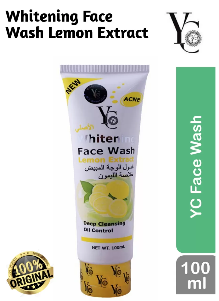 Yc Lemon Face Wash 100ml Oil Control Deep Cleanse & Acne - image 6