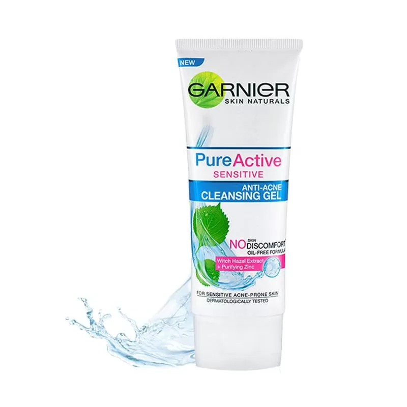 Garnier Pure Active Sensitive Anti Acne Cleansing Gel - image 3