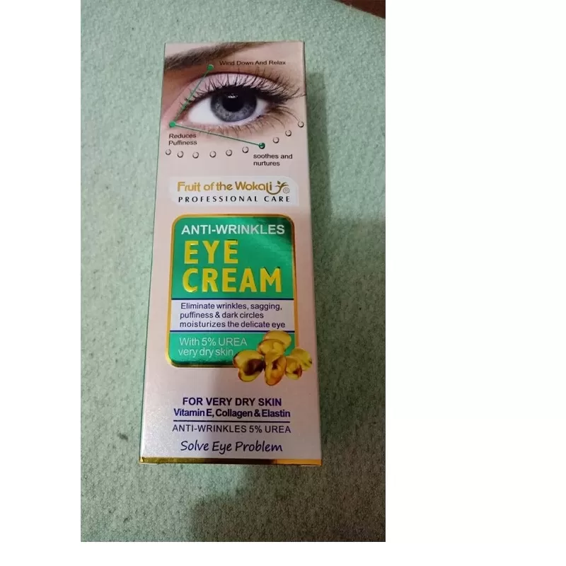 Wokali Eye Cream Anti-Wrinkles Collagen Vitamin E - image 3
