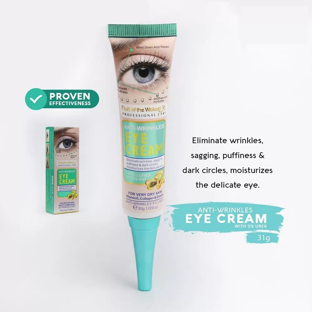 Wokali Eye Cream Anti-Wrinkles Collagen Vitamin E - image 6