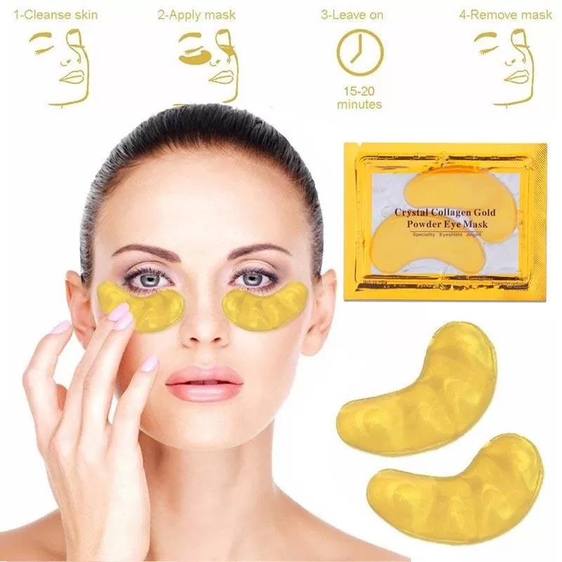 Crystal Collagen Gold Eye Mask 10Pcs Anti-Aging - image 5