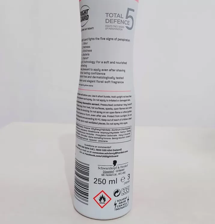 Right Guard Women Total Defence 5 Sport Deodorant 250ml - image 4