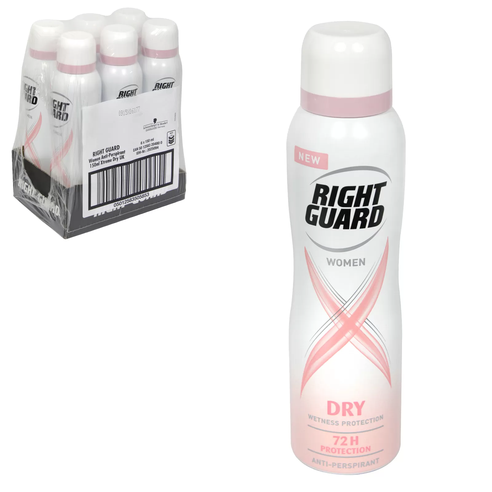 Right Guard Xtreme Dry 72H 150ml Body Spray Deodorant - image 1