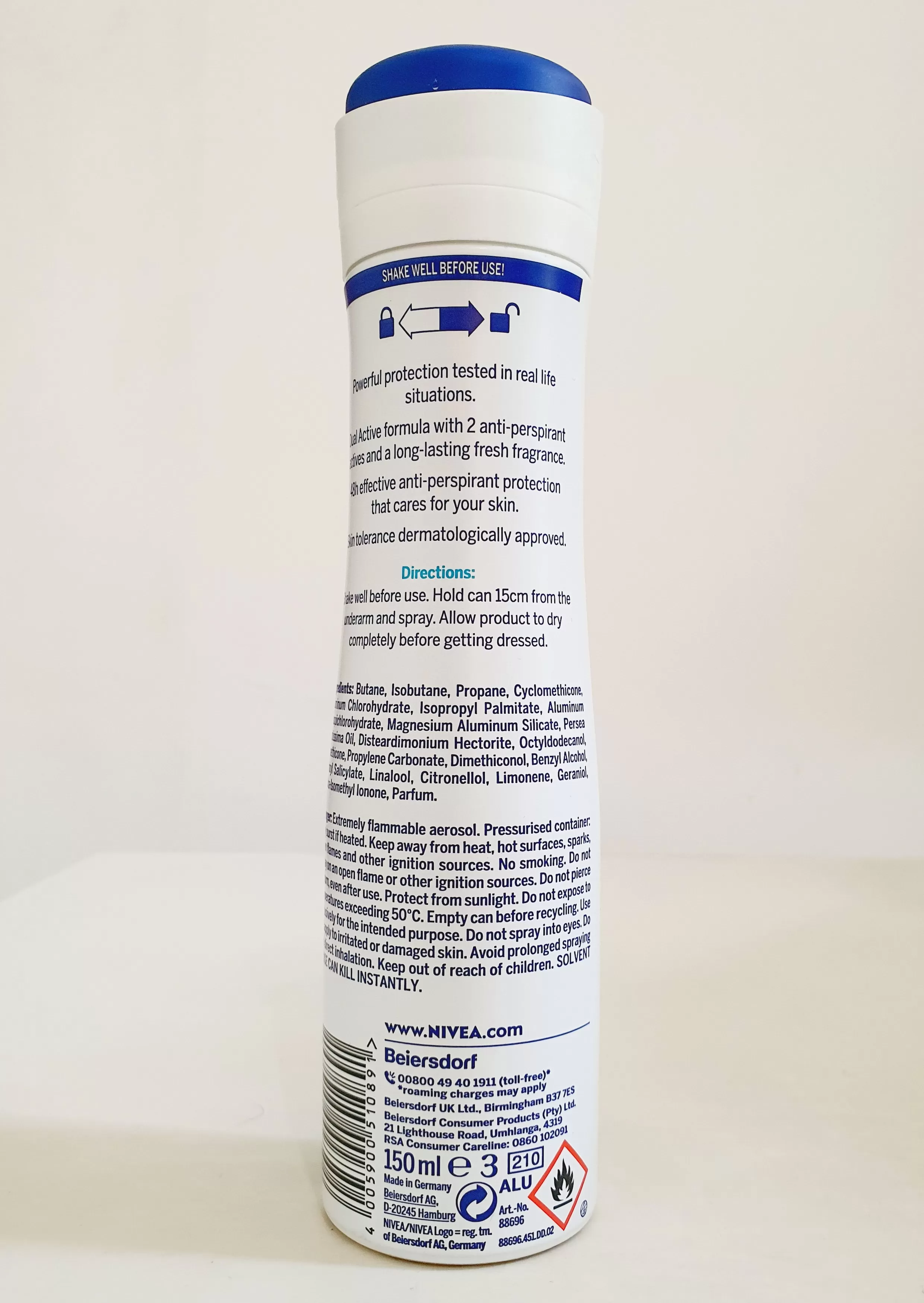 Nivea Invisible Black & White Female Deodorant 150ml - image 2
