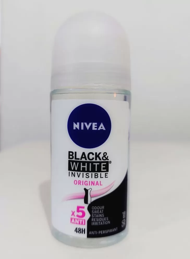 Nivea Roll On Black & White Clear 50ml Deodorant - image 2