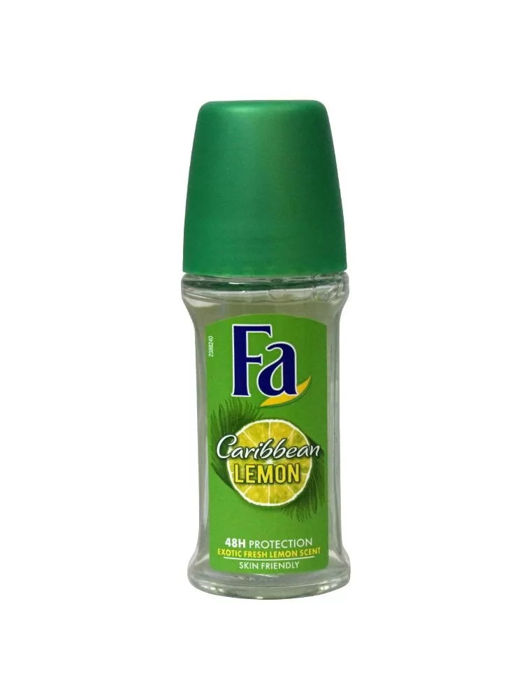 Fa Caribbean Lemon Roll On For Women 50ml Deodorant