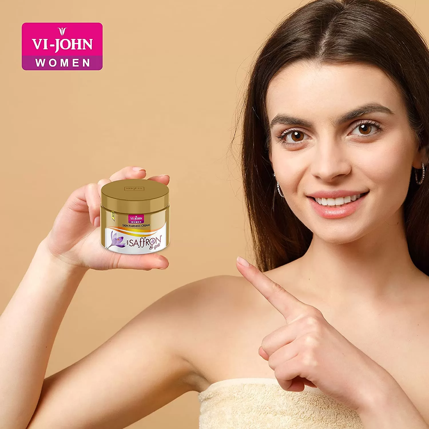 Vi john Fairness Cream 50g Saffron & Gold Face Cream - image 3