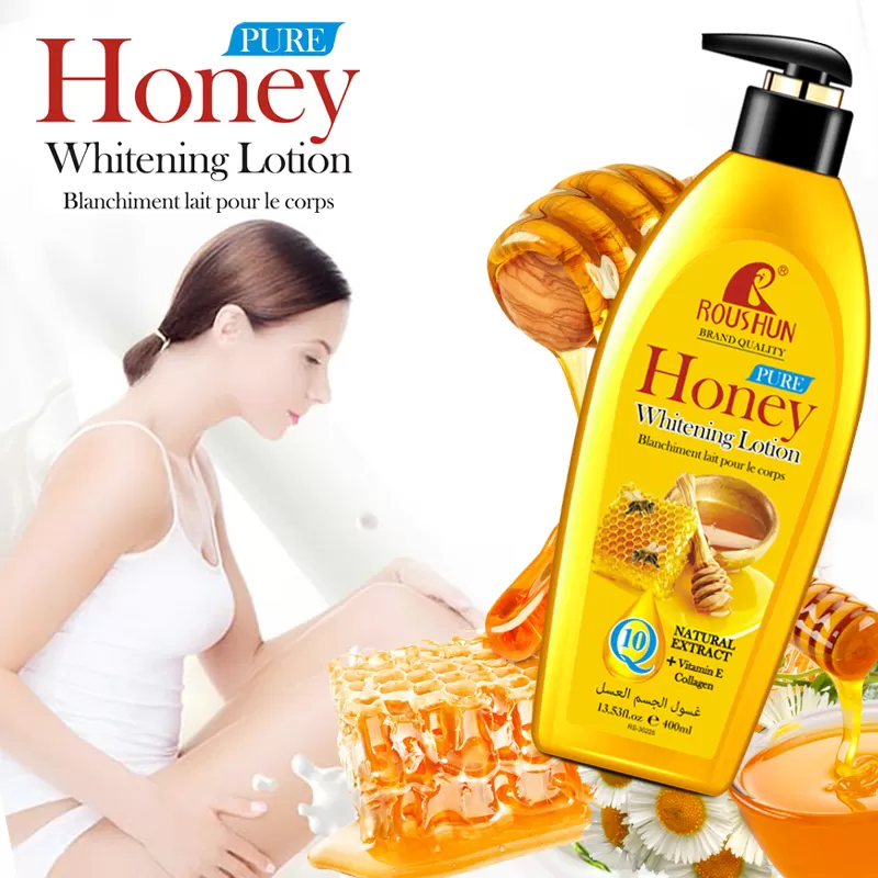 Roushun Brand Quality Pure Honey Body Lotion 400ml - image 2