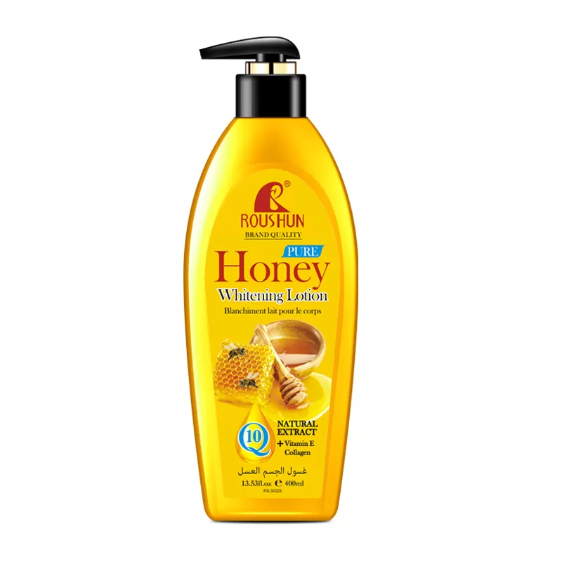Roushun Brand Quality Pure Honey Body Lotion 400ml - image 4
