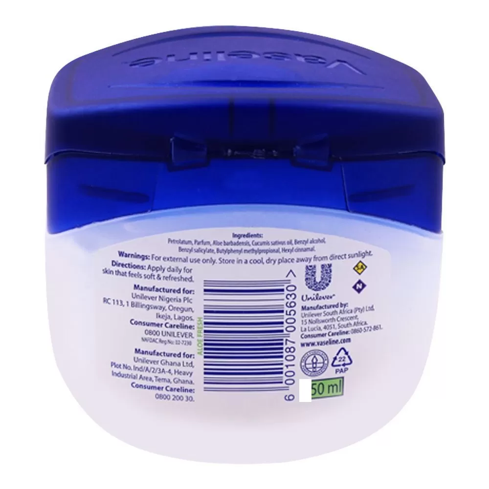 Vaseline Aloe Fresh Pure Petroleum Jelly 50ml - image 2