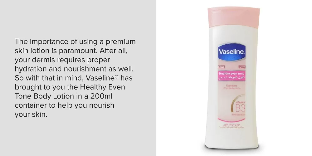 Vaseline Healthy Even Tone Body Lotion 200ml - image 3