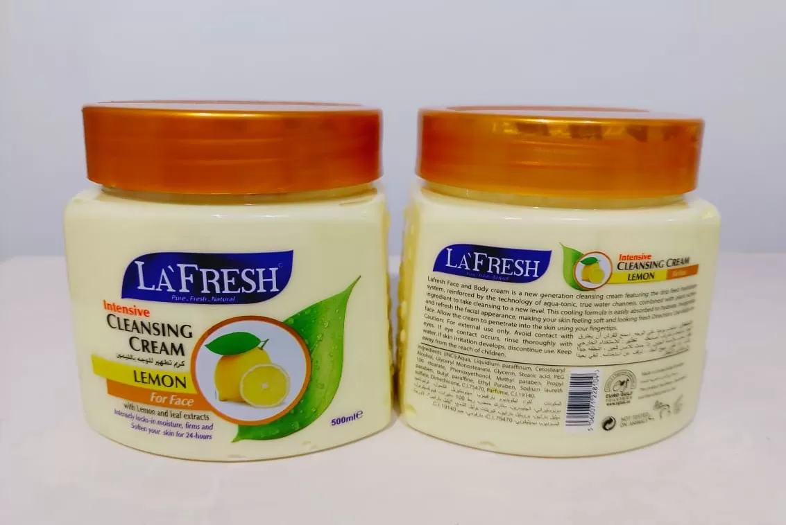 Lafresh Intensive Moisturising Cream Lemon 500ml - image 2