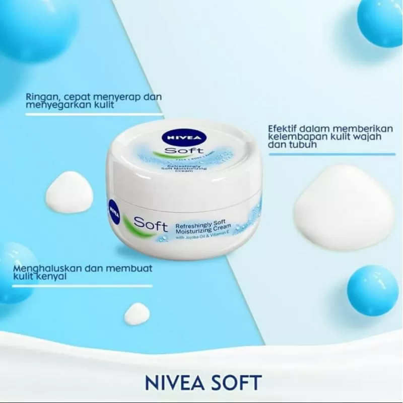 Nivea Soft Moisturizing Face & Body Cream 200ml - image 8