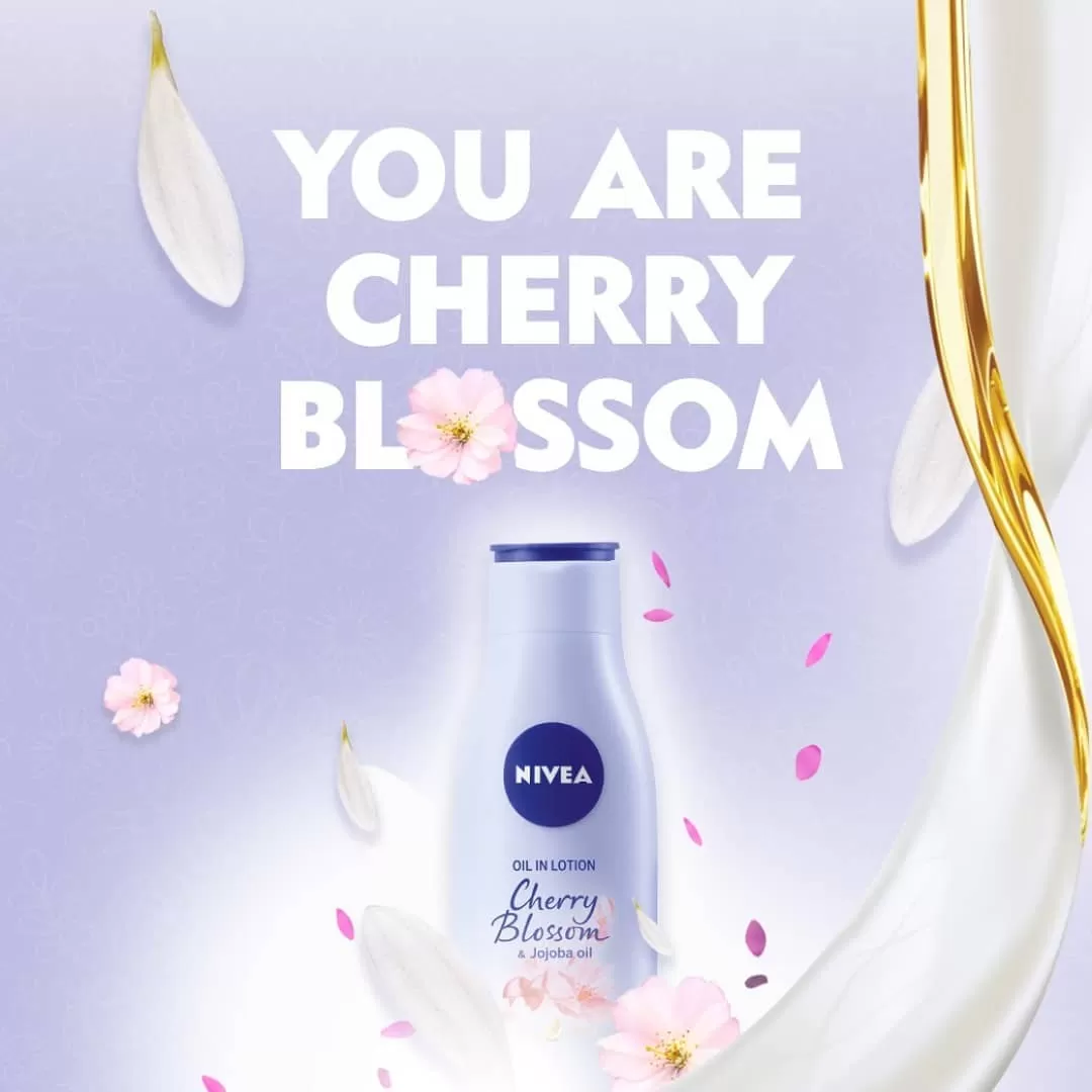Nivea Cherry Blossom Body Lotion 400ml With Jojoba Oil - image 4