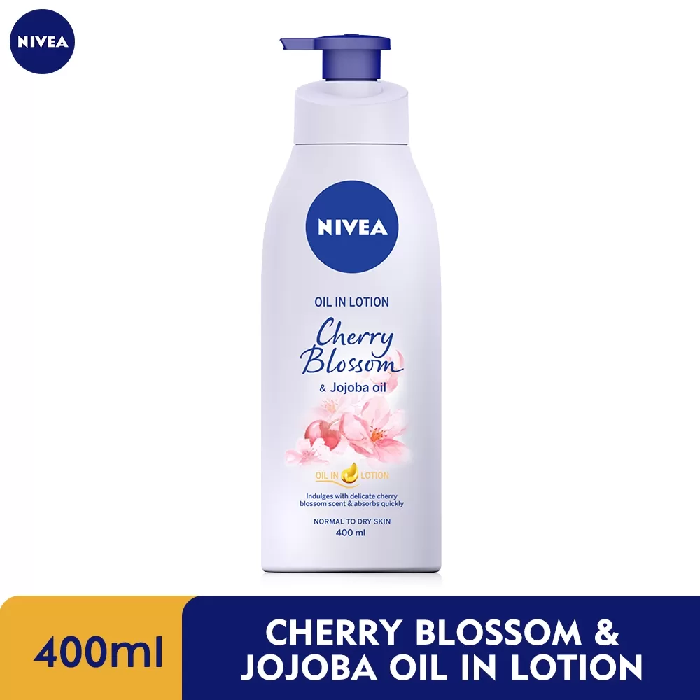 Nivea Cherry Blossom Body Lotion 400ml With Jojoba Oil - image 6