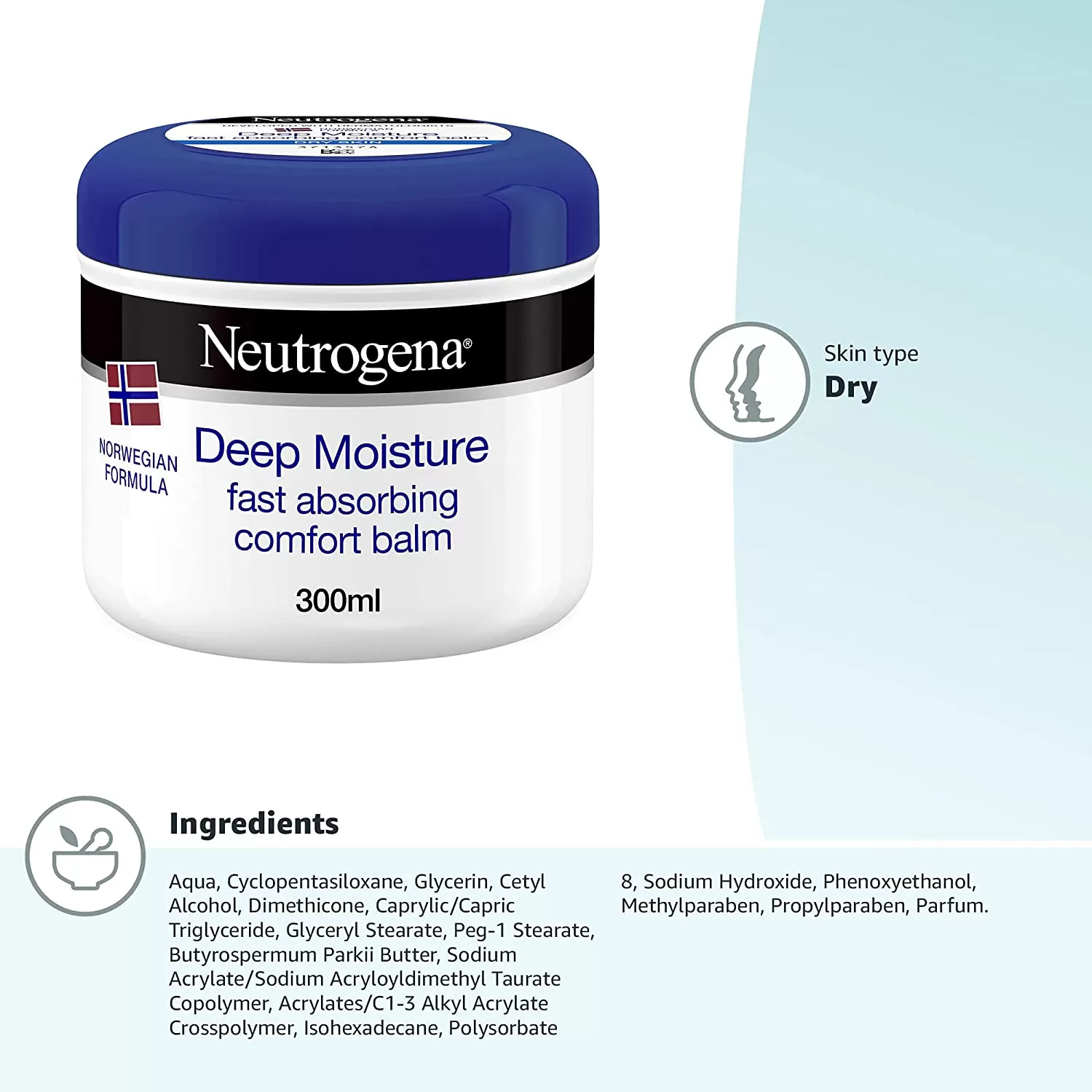 Neutrogena Norwegian Formula Deep Moisture Comfort Balm 300ml - image 2