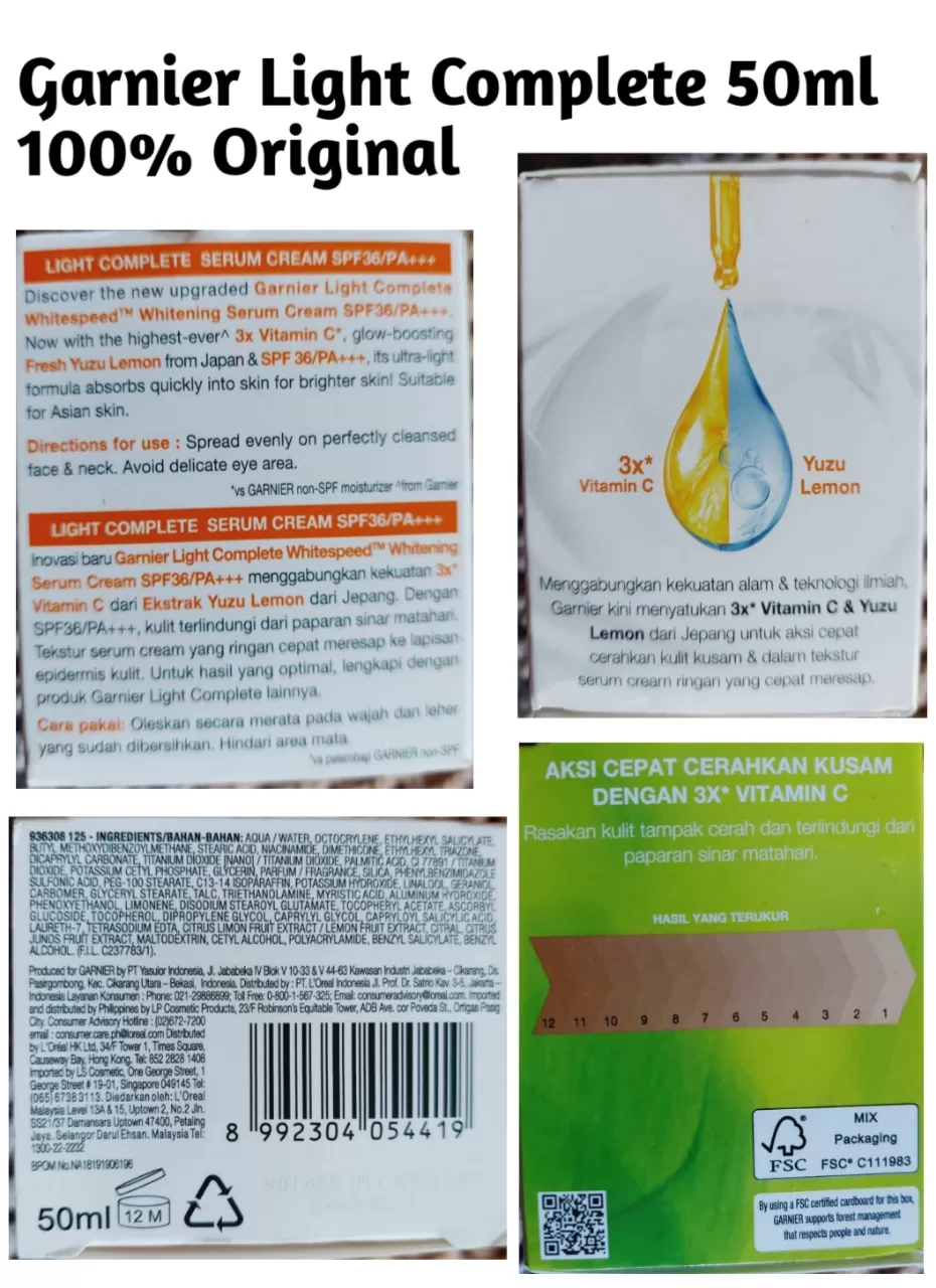 GarnierSkin Naturals Light Complete 50ml - image 7