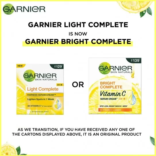 Garnier Skin Naturals Bright Complete 45g Face Cream - image 7