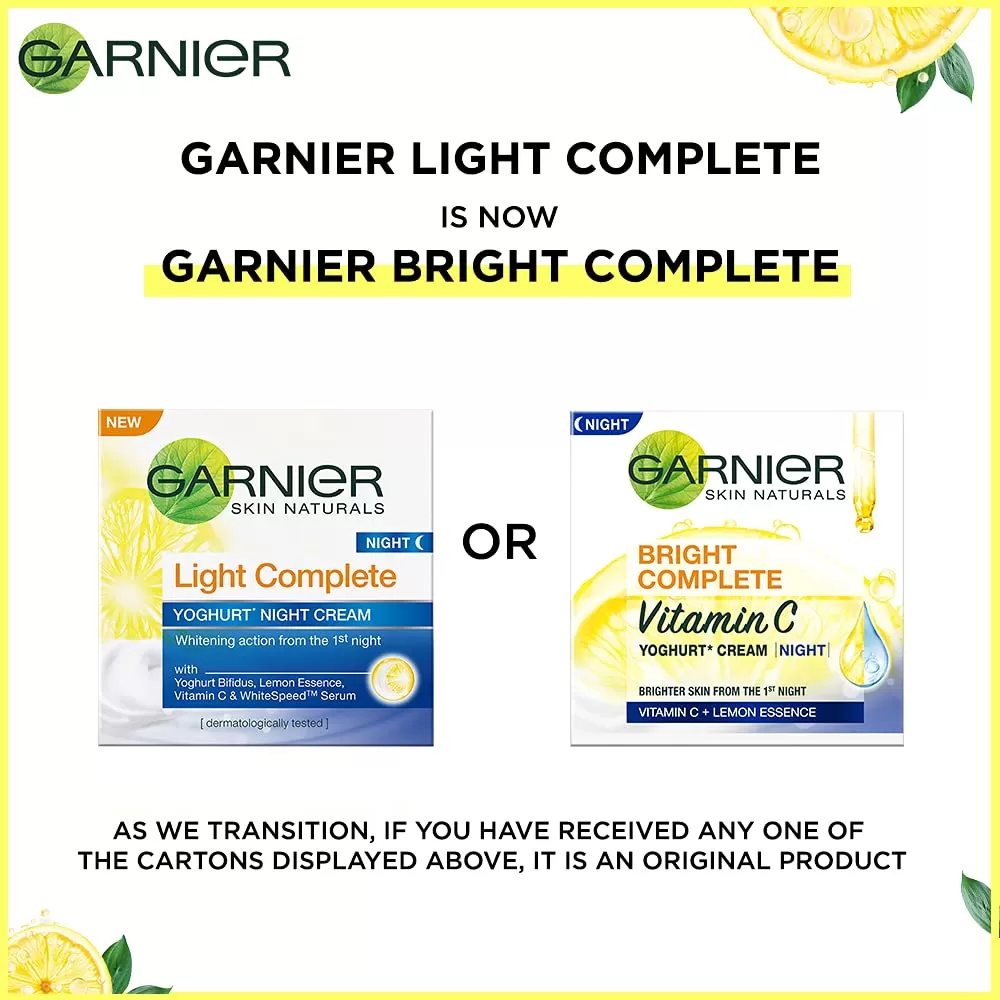 Garnier Skin Natural Light Complete 40g Night Face Cream - image 6