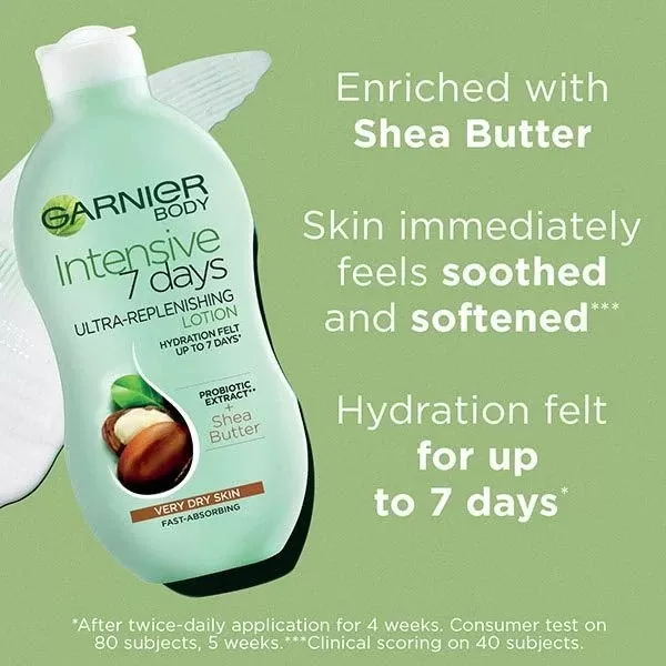 Garnier Shea Butter Body Lotion 400ml Moisturizing - image 7