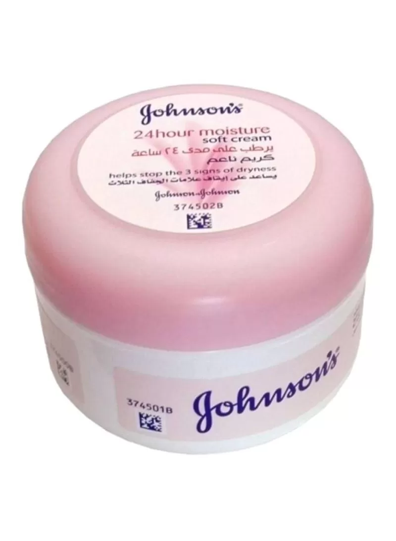 Johnsons 24 Hour Moisture Soft Cream 100ml Skin Care - image 2