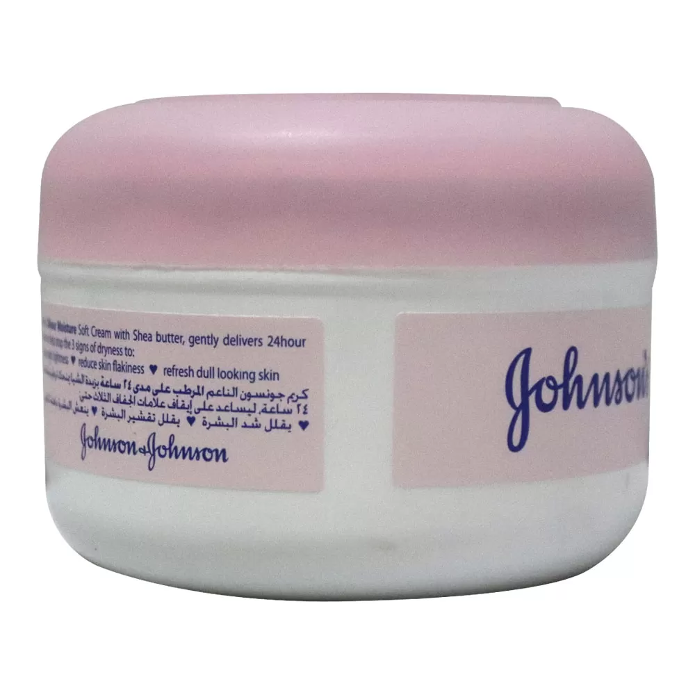 Johnsons 24 Hour Moisture Soft Cream 100ml Skin Care - image 3