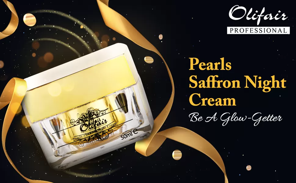 Olifair Pearls Whitening Night Face Cream 50ml Radiant - image 2