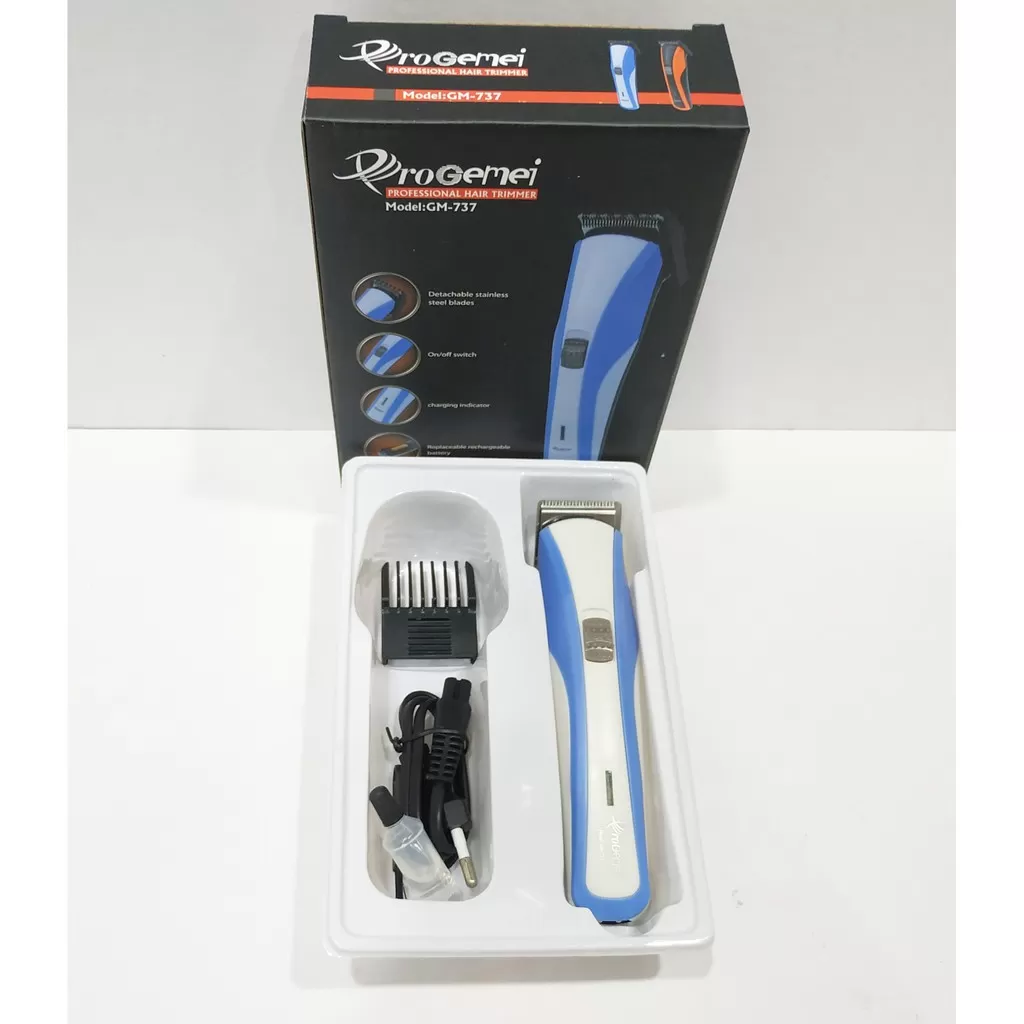 Gemie GM-737 Professional Hair Trimmer Clipper Rechargeable - image 2