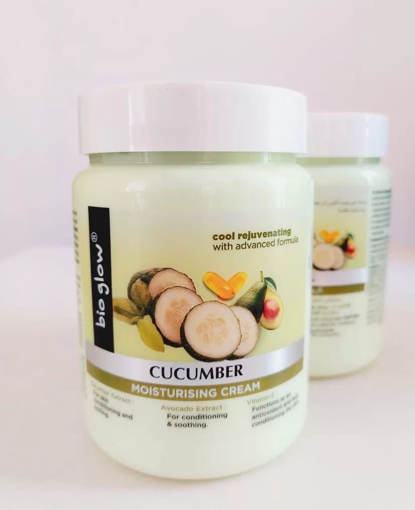 Bio Glow Cucumber Face & Body Moisturizing Cream 500ml - image 1