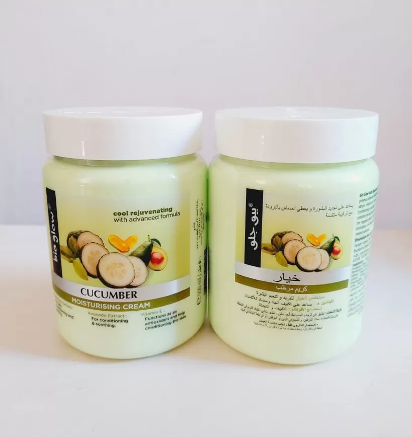 Bio Glow Cucumber Face & Body Moisturizing Cream 500ml - image 2