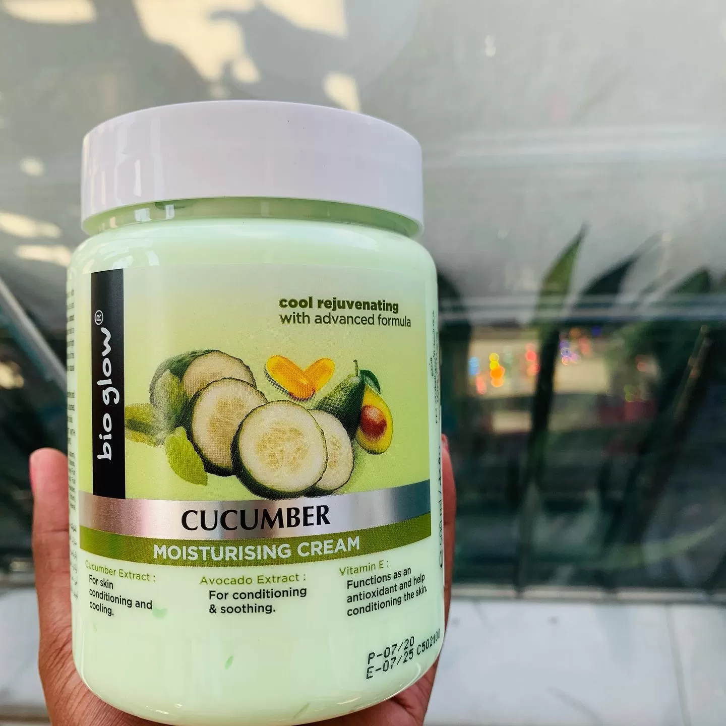Bio Glow Cucumber Face & Body Moisturizing Cream 500ml - image 6