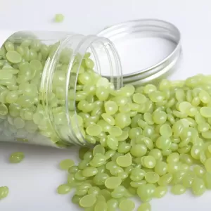 Green Tea Taste Depilatory Hot Film Hard Wax Beans 400g 