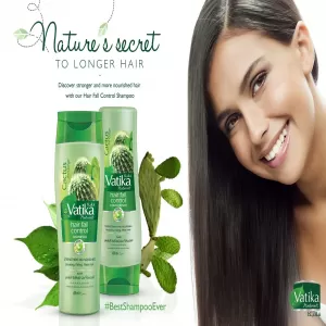 ?Vatika Cactus & Gergir Shampoo Hair Fall Control 400ml