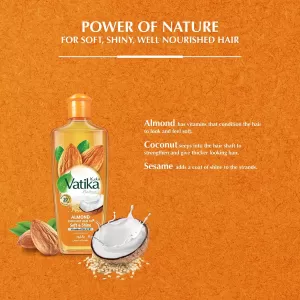 Dabur Vatika Naturals Almond Enriched Hair Oil 200ml