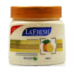 Lafresh Lemon Scrub 500ml Face & Body Scrub